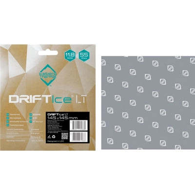 Термопрокладка Iceberg Thermal DRIFTIce LT Thermal Pad 145mmx145mm 0.5mm (DTP05-T05D0-00A)