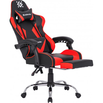 Крісло ігрове Defender Pilot Black/Red (64354)