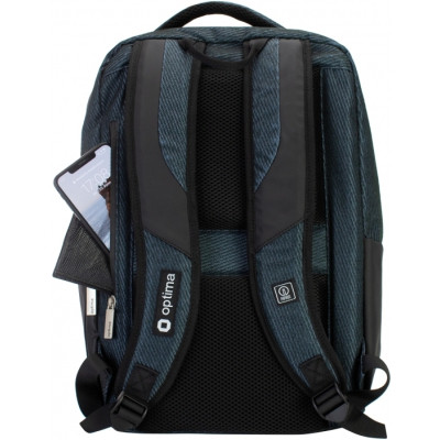 Рюкзак шкільний Optima 17&quot; чорний (O97464)