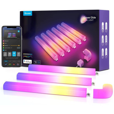 Світильник Govee H6062 Glide RGBIC Wall Light (6+1) RGB (B6062301)