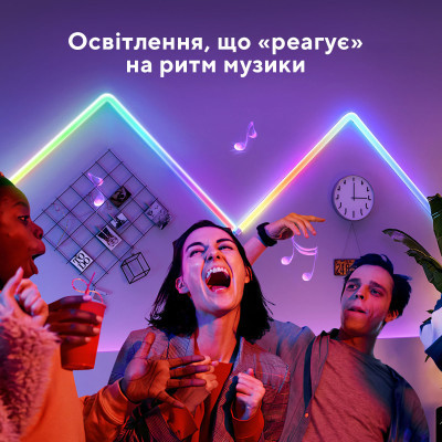 Світильник Govee H6062 Glide RGBIC Wall Light (6+1) RGB (B6062301)