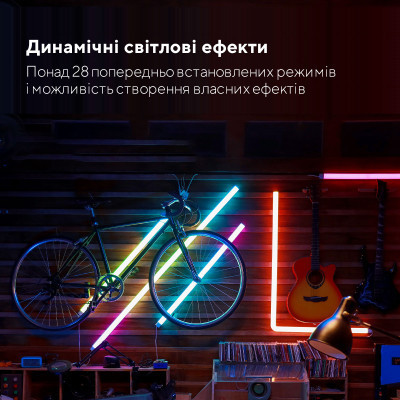 Світильник Govee H6062 Glide RGBIC Wall Light (6+1) RGB (B6062301)