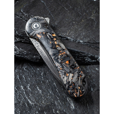 Ніж Civivi Elementum, Damascus, Carbon Fiber (C907C-DS3)