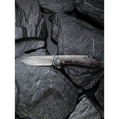 Ніж Civivi Elementum, Damascus, Carbon Fiber (C907C-DS3)