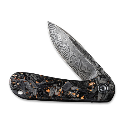 Ніж Civivi Elementum, Damascus, Carbon Fiber (C907C-DS3)