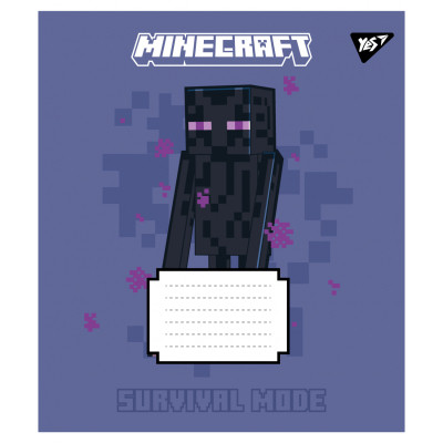 Зошит Yes Minecraft Signs А5 12 аркушів клітинка (767556)