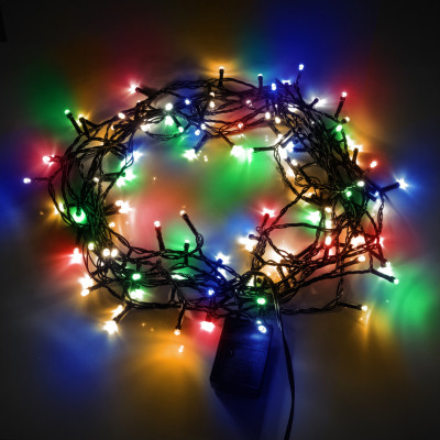 Гірлянда YES! Fun Нитка 120 LED Різнокольорова 8.4 м 8 режимів Мерехтіння (974848)