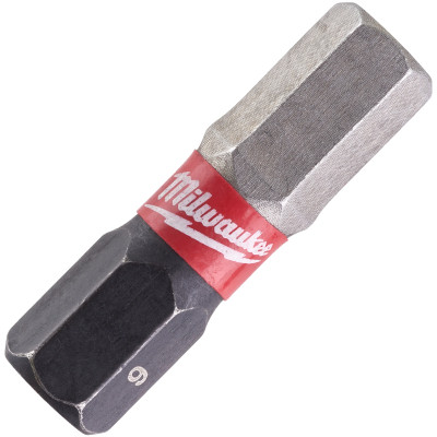 Набір біт Milwaukee SHOCKWAVE, Hex6, 25мм, 2шт (4932430897)