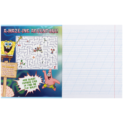 Зошит Kite SpongeBob SquarePants, 12 аркушів, коса лінія (SB25-235)