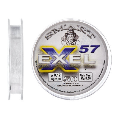 Волосінь Smart Exel 57 50m 0.16mm 3.6kg (1300.32.57)