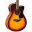 Гітара електроакустична Yamaha FSX820C Brown Sunburst