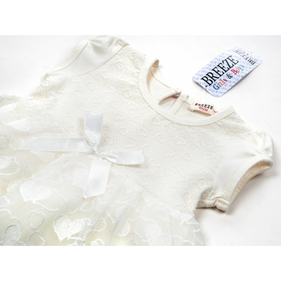 Плаття дитяче Breeze з сердечками (14581-98G-cream)