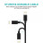 Дата кабель USB 2.0 AM to Lightning 1.8m 2.1A MFI Black Choetech (IP0027-BK)