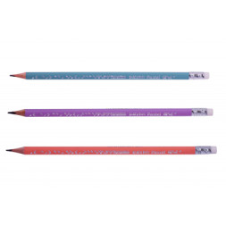 Олівець графітний Maped BLACK PEPS, HB, з ластиком, PASTEL (MP.851730)