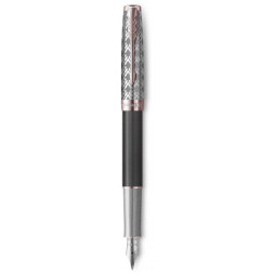 Ручка пір'яна Parker SONNET 17 Metal Grey Lacquer PGT  FP18 F (68 211)