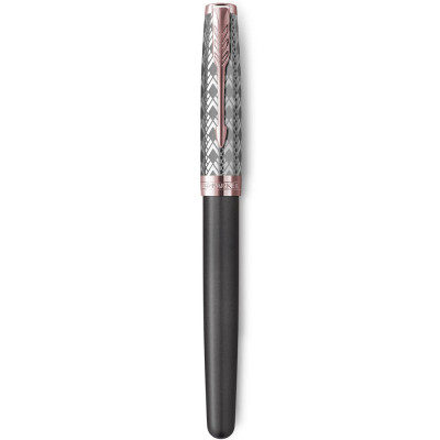 Ручка пір&#039;яна Parker SONNET 17 Metal Grey Lacquer PGT  FP18 F (68 211)