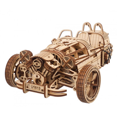 Конструктор Ugears механічний 3D Трицикл UGR-S (70216)