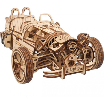 Конструктор Ugears механічний 3D Трицикл UGR-S (70216)