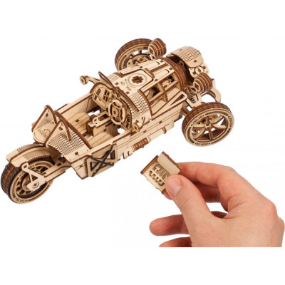 Конструктор Ugears механічний 3D Трицикл UGR-S (70216)