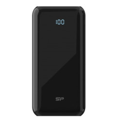 Батарея універсальна Silicon Power QS28 20000mAh PD/18W, QC3.0, Type-C, Micro-USB, 2*USB-A, bla (SP20KMAPBKQS280K)