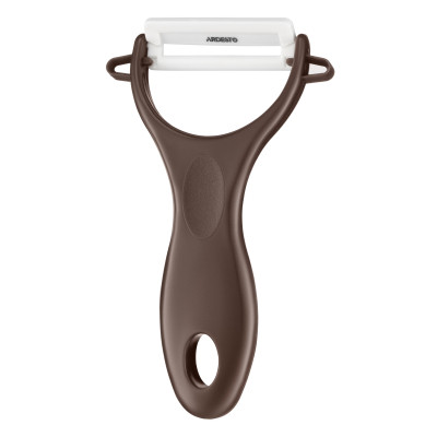 Овочечистка Ardesto Fresh, кераміка, пластик, коричневий (AR2101BR)