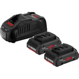 Набір акумулятор + зарядний пристрій Bosch набір 2 x ProCORE 18V 4.0Ah + ЗП (1.600.A01.6GF)
