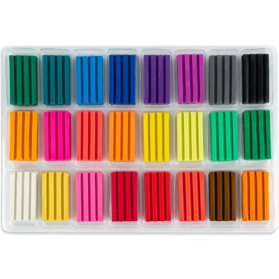 Пластилін Kite Kuromi восковий, 24 кольори, 480 г (HK24-089)