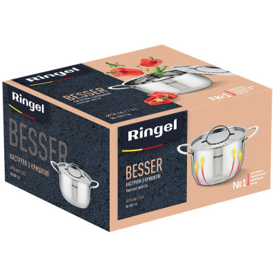 Каструля Ringel Besser з кришкою 1,6 л (RG-2021-16)