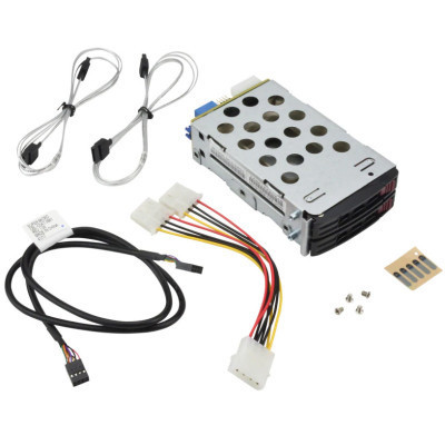 Фрейм-перехідник Supermicro Rear drive hot-swap bay kit for 2x2.5&quot; drives (MCP-220-82616-0N)