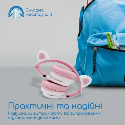 Навушники Promate Panda Bubblegum (panda.bubblegum)