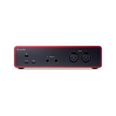Аудіоінтерфейс Focusrite Комплект для звукозапису: аудіоінтерфейс Scarlett 2i2, мікрофон CM25 MkIII, навушники SH-450 (234620)