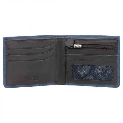Гаманець Visconti VSL33 TAP-N-GO з RFID Steel Blue-Black (VSL33 BL/BLK)