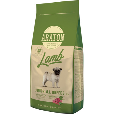 Сухий корм для собак ARATON Lamb Junior All Breeds 3 кг (ART47483)