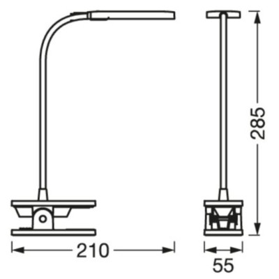 Настільна лампа LEDVANCE LED PANAN CLIP 5W 4000K (4058075747883)