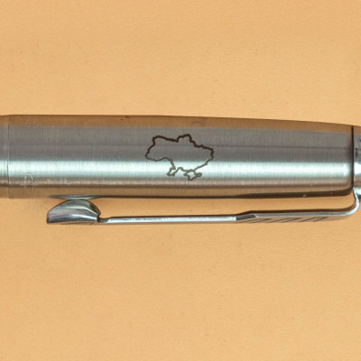 Ручка кулькова Parker JOTTER 17 UKRAINE SS CT BP Україна + Карта (16132_T205b)
