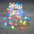 Гірлянда Luca Lighting кластер Кульки зелена струна 8 м, RGB (8720362027188)
