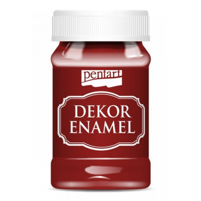 Акрилові фарби Pentart Dekor Enamel, глянцева, Бордова, 100 мл (5997412795769)