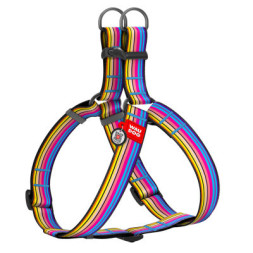 Шлея для собак WAUDOG Nylon з QR паспортом &quot;Лінія 1&quot; пластиковий фастекс XL (324-0006)