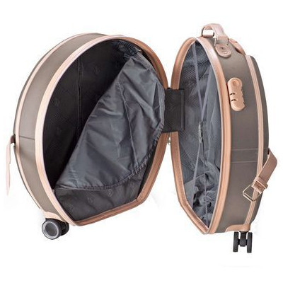 Валіза Semi Line 20&quot; S T5673-2 Brown/Pink Cream (DAS302678)