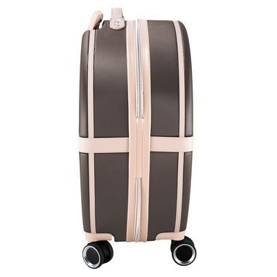 Валіза Semi Line 20&quot; S T5673-2 Brown/Pink Cream (DAS302678)