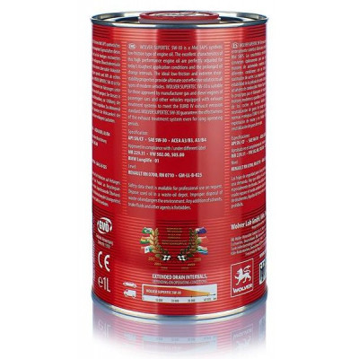 Моторна олива Wolver Supertec 5W-30 1л (4260360941375)