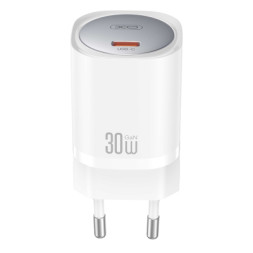 Зарядний пристрій XO CE20 33W USB-C PD30W/PPS33W White (CE20_White)