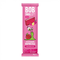 Мармелад Bob Snail Груша Малина Буряк, 38 г (4820219340720)