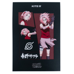 Блокнот Kite Naruto A5, 50 аркушів, клітинка (NR23-194-2)