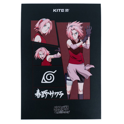 Блокнот Kite Naruto A5, 50 аркушів, клітинка (NR23-194-2)