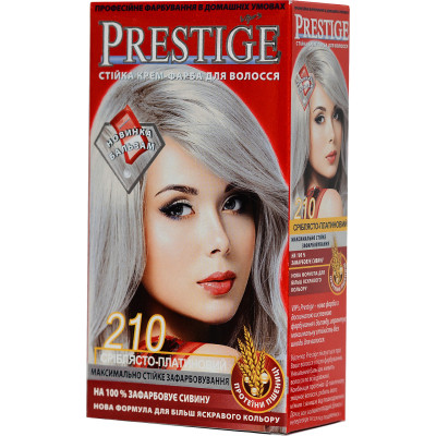 Фарба для волосся Vip&#039;s Prestige 210 - Сріблясто-платиновий 115 мл (3800010500821)