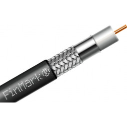 Кабель телевізійний FinMark RG-8-TC90 коаксіальний, black, 100м (274129)
