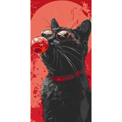 Картина по номерам ArtCraft Файний кіт 40х80 см (11558-AC)