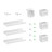 Органайзер для столу OfficePro Набір аксесуарів для органайзерів White (OA530)