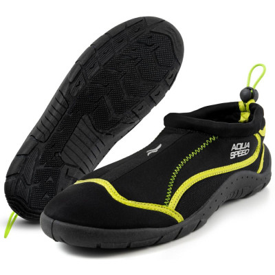 Аквашузи Aqua Speed Aqua Shoe Model 704-78 чорний, жовтий 45 (5908217691699)